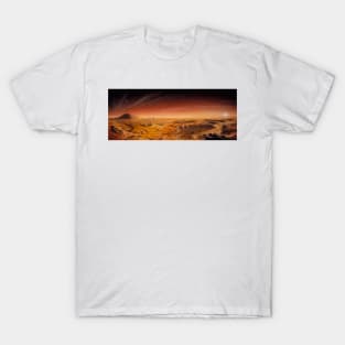 Artwork of Mars surface panoroma (R360/0049) T-Shirt